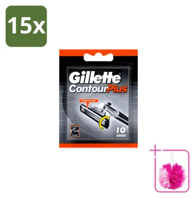 Obrázek produktu pro 15 kusů holicích strojků Gillette Contour Plus (jednorázové) – výhodná balení