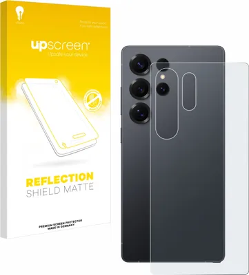 Produktbild von upscreen Schutzfolie für Samsung Galaxy S25 Ultra Enterprise Edition (Rückseite) Displayschutz Displayschutzfolie Folie Matt Entspiegelungsfolie