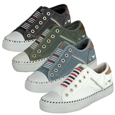 Produktbild von Mustang Damen Slipper Sneaker Halbschuhe 1376-401, Größe:38 EU, Farbe:Weiß