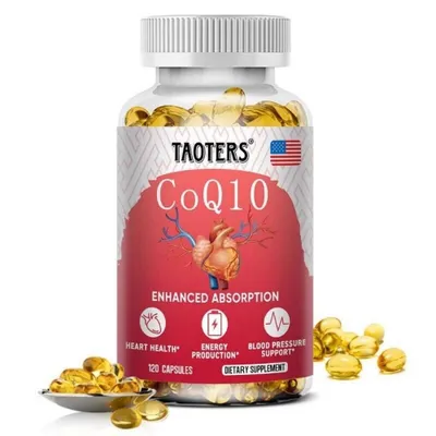 Image de Gélules de CoQ10 (coenzyme Q10) 400 mg - Santé cardiaque, soutien énergétique
