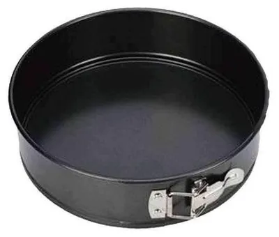 Springform 28 cm, antihaftbeschichtet, rund, schwarz