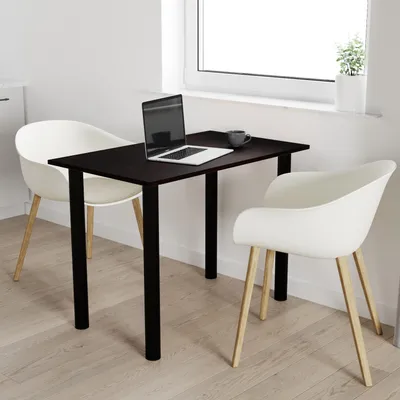 Produktbild von AKKE Wenge Tisch mit schwarze beine LxBxH: 50x50x74 cm
