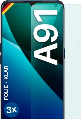 Produktbild von moex® 3x Schutzfolie kompatibel mit Oppo A91 - Displayschutzfolie dünn Folie, Klar