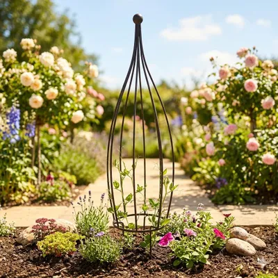 Obrázek produktu pro Elegantní opora pro popínavé rostliny Topiary v rezavém provedení