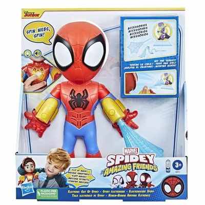 Produktbild von Marvel Spidey and His Amazing Friends elektronischer Spidey, 3 Jahr(e), Superhelden, Acrylnitril-Butadien-Styrol (ABS), Polypropylen (PP), Polyvinylchlorid (PVC)