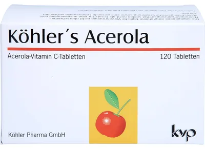 Immagine prodotto di Köhler's Acerola Compresse di vitamina C, 120 compresse