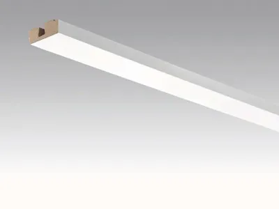 Produktbild von Meister | 2,38 m | Classic Weiß 2 5 Meter Wanddeckenleiste, Deckenabschlussleiste, Sockelleiste, Montagefreundlich, Leicht Zu Schneiden, Fugenlos, Renovierungsfreundlich