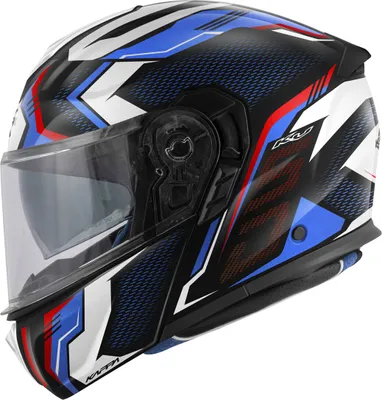 Produktbild von KAPPA KV50 Escalade modularer helm blau glänzend schwarz rot größe XL