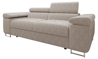 Produktbild von MIRJAN24 Sofa Torezio 2, Couch mit Einstellbare Kopfstützen,  2-Sitzer, Wohnzimmer, 198x102x70-90 cm (Farbe: Poso 03)