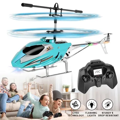 Produktbild von 2.4G Hubschrauber Ferngesteuerter für Kinder RC Helikopter Flugzeug Spielzeug DE