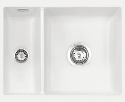 Produktbild von Unterbauspüle KeraDomo MERA 60 U/g in Polar mit Excenterbedienung