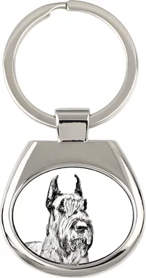 Image de Knírač I - porte-clés avec chien, porte-clés imprimé, pendentif personnalisé de la marque Art-Dog