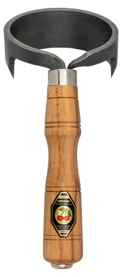Produktbild von Kirschen 4018000 Fass-Schaber 77 mm mit einem Rotbuchenheft
