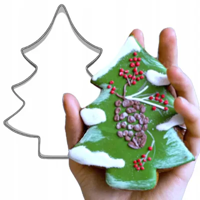 Produktbild von EkoForemki Ausstechform Tannenbaum 13,5 cm Plätzchen