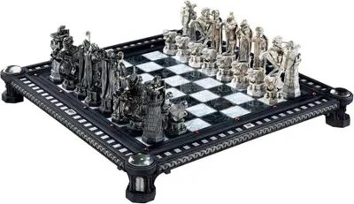 Produktbild von Noble Collection Ajedrez Harry Potter Desafío Final Brettspiel Silber  Silber One Size