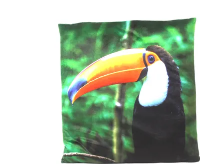 Produktbild von Stoffkissen - Tukan - 35x35 cm