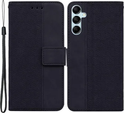 Produktbild von Samsung Galaxy A15 Hülle - Coverup Geometric Klapphülle - Schwarz