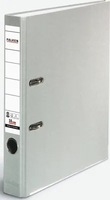 Produktbild von Ordner Recycolor A4 50mm grau Packung mit 25 Stück
