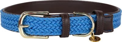 Produktbild von Kentucky Dogwear Hundehalsband Geflochten Nylon Hellblau M