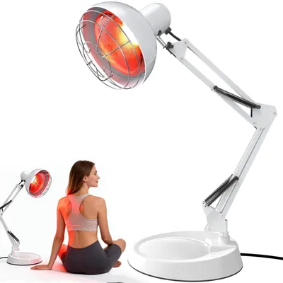 Productafbeelding van Warmtelamp, 100 watt, roodlichttherapie, timerfunctie, statief, voor binnen