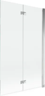 Image de Mexen Mist Paroi de douche à 2 volets, droite 110 x 150 cm, transparent, chrome - 8A9-110-002-01-00-P