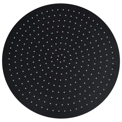 Obrázok produktu pre vidaXL Dažďová sprcha z nehrdzavejúcej ocele 50 cm okrúhla čierna