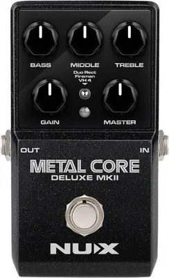 Productafbeelding van Nux Effektapparaat Metal Core Deluxe MKII voorversterkerpedaal
