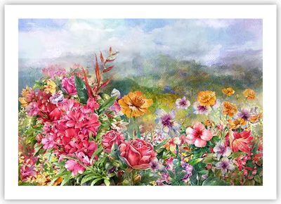 Produktbild von Poster - Poster ohne Rahmen - blume sommer natur - 70x50 cm - Wand Bild - Wanddeko - Wandbilder - Kunstposter - Wandposter - Bilder - Kunstdruck - Wanddekoration - Wandbild - P2XAA70x50-3843