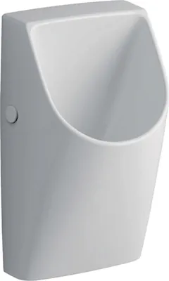Produktbild von GEBERIT Urinal Renova Plan weiß wasserlos mit KeraTect® Spezialglasur 235170600