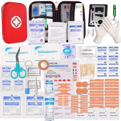 Produktbild von Famanu Notfallset - Überlebenspaket - Survival Kit - Notfallset für Zuhause