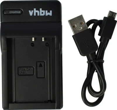 Produktbild von vhbw USB Ladegerät kompatibel mit Canon LP-E10 Kamera Camcorder/Akku - Ladeschale, Ladeanzeige, 8,4 V