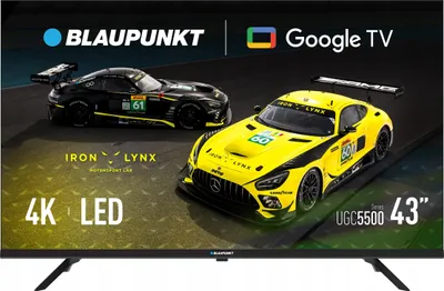 Zdjęcie produktu dla Blaupunkt 43Ugb5500S 43 Cale Dled 4K Uhd Google Smart Tv Bluetooth Dvbt T2