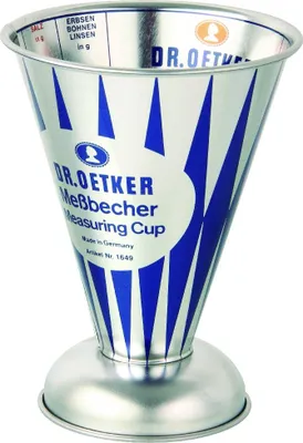 Messbecher aus Edelstahl, 0,5 l, 2-Cup, Ø11x14,5 cm