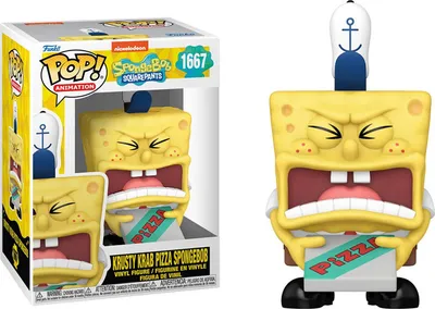 Produktbild von Spongebob Squarepants - Krusty Krab Pizza Sponggebob 1667 - Funko Pop! Vinyl Figur