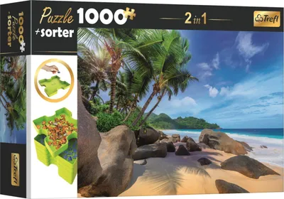 Image de TREFL 2in1 Exotic Beach Puzzle 1000 pièces