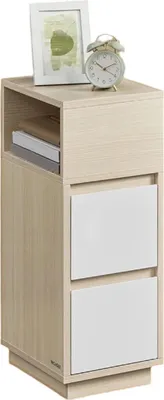 Immagine prodotto di Set di due comodini - piccoli tavolini con cassetti - 30x25x65 cm
