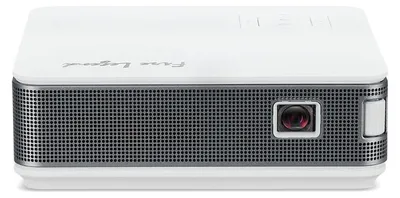Produktbild von AOpen PV12p DLP-Projektor - 16:9 - 854 x 480 Piel - 5,000:1 Kontrastverhältnis - 220 lm Helligkeit - Vorderseite, nach oben, Auto-Portrait-Modus - FWVGA - HDMI - USB