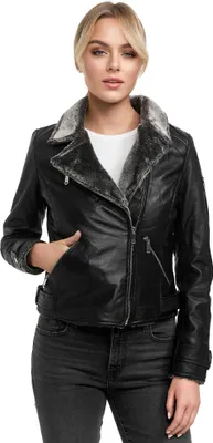 Produktbild von Tazzio Damen Lederjacke F511 (Schwarz, S)