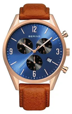 Produktbild von Bering Herren Uhr Armbanduhr Chronograph - 10542-467 Leder
