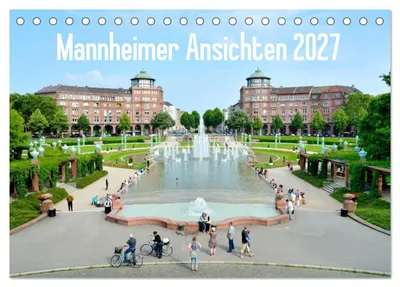 Produktbild von Mannheimer Ansichten 2027 (Tischkalender 2027 DIN A5 quer), CALVENDO Monatskalender