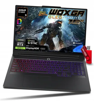 Obrázek produktu pro Lenovo Legion Pro 7 16AFR10H, procesor Ryzen 9, 32 GB RAM, 1 TB SSD, displej WQXGA-OLED, operační systém Windows 11, grafická karta RTX 5070 Ti