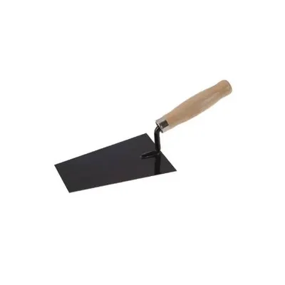 Produktbild von Stuckateurkelle zum Verputzen und Mauern, 160 x 110 mm, mit lackiertem Holzgriff