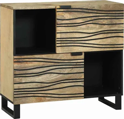 Immagine prodotto di Credenza Marrone 80 x 33 x 75 cm legno massello di mango