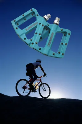 Productafbeelding van Famanu mountainbike pedalen - Lichtgewicht nylonvezel - 9/16 inch