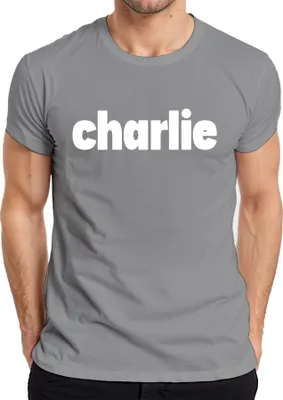 Zdjęcie produktu dla Koszulka męska Charlie Writing Charlie Kirk Protest Republican Patriot, szary, L