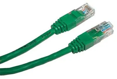 Obrázek produktu pro Neutralle Síťový LAN kabel UTP patchcord RJ45 samec - RJ45 samec 10 m nestíněný zelený