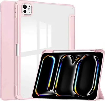 Produktbild von imoshion Trifold Hardcase Klapphülle iPad Pro 11 (2024) M4 - Rosa