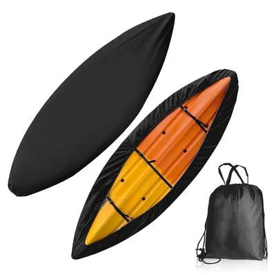Produktbild von Kajak Persenning 420D Oxford Schwarz 3.6-4.0m Wasserdicht Sonnenschutz Staubschutz