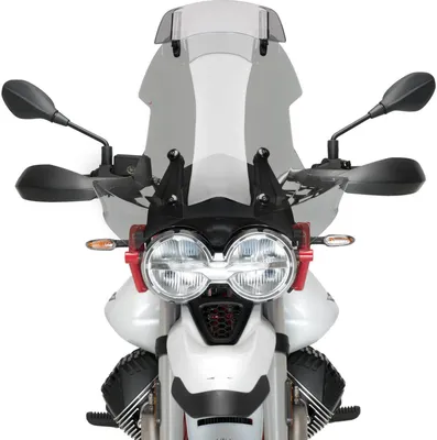 Zdjęcie produktu dla Ekran turystyczny PUIG z przezroczystym, przydymionym deflektorem do Moto guzzi