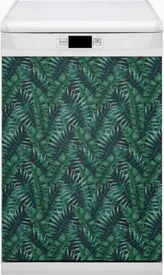 Produktbild von Geschirrspüle Magnet für Spülmaschine Magnetmatte Küche Magnete  Dekorative 45x80 cm  - Tropenurlaub